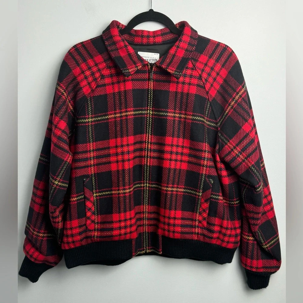 Pendleton Men’s Alpine Holiday Wool Flannel Jacket size Large